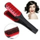 thumbnail image 4 of Seitruly Peluquería para el cabello Cepillo de doble cara Abrazadera Peine para alisar el cabello Herramientas para peinar el cabello Plancha para el Cuidado del cabello negro rojizo Seitruly CE008382-02, 4 of 6