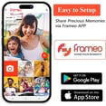 thumbnail image 5 of FRAMEO 15.6 Inch 32GB WiFi Large Digital Photo Frame 1920 * 1080 IPS FHD Touch Screen  Digital Picture Frame, Wall Mountable, -Rotate,Share Moments Instantly via Frameo App from Anywhere, 5 of 6