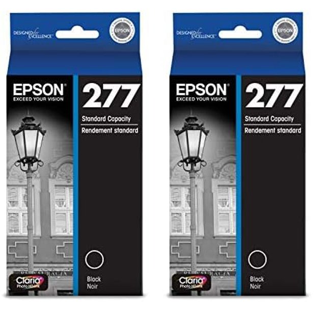 Cartucho de tinta Epson T277 Claria Photo HD Photo negro (paquete de 2)