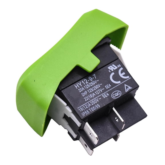 HQRP ON Off Rocker Switch 4-Prong 20A 125V Compatible with KEDU HY12-9-7, UL Listed