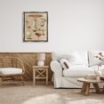 thumbnail image 3 of Stupell Industries Vintage Neutral Mushrooms Botanical & Floral Painting Gray Floater Framed Canvas Art Print Wall Art, 25 x 31, 3 of 10