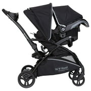 Baby Trend Sit N' Stand Sit and Stand, Solid Print Black