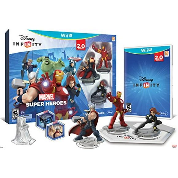 Disney INFINITY: Marvel Super Heroes (Édition 2.0) Pack de Démarrage de Jeu Vidéo - Wii U