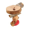 thumbnail image 4 of Wooden Bird Stand Platform, Bite Resistant Bird Cage Perch Platform  For Birds, 4 of 7