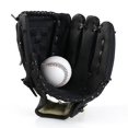 thumbnail image 1 of 1 guante profesional de béisbol y sóftbol deportivo y manopla de béisbol y sóftbol (10,5 pulgadas, negro + pelota), 1 of 1