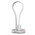 thumbnail image 1 of Base de Carga Magnética 3-en-1 para PlayStation Portal con Soporte para Auriculares PS5 Pulse Elite y 11 Modos RGB más 2 Puertos USB, 1 of 5