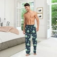 thumbnail image 7 of HPINK-T Mens Sleep Pajama Pants Set Bottoms Capybara Fleece Lounge Sleepwear PJs S, 7 of 7