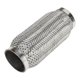 thumbnail image 1 of Tubo flexible de escape para automóvil Unique Bargains 2.83 pulgadas OD tubo de escape trenzado flexible tubo universal tono plateado 1 pieza, 1 of 1