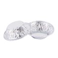 thumbnail image 6 of 300pcs Disposable Aluminum Foil Eggs Tart Pan Mini Pot Pie Tart Cupcake Mould Bake Base Plate Tin Tray, 6 of 8