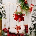 thumbnail image 2 of WEGFTDUOP Christmas Bells Christmas Tree Hanging Decoration Christmas Decoration Accessories Santa Claus Bells Christmas Gift Hanging Decoration Christmas Holiday Products, 2 of 6