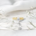 thumbnail image 4 of Rosec Jewels Moissanite Marquise Engagement Ring 1 Ct - 5X10 mm - Vintage Style Ring - D-VS1 Quality, 14K Yellow Gold, US 5.00, 4 of 8