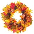 thumbnail image 1 of Guirnalda de oto?o de Halloween Calabaza Puerta de bayas Cosecha colgante Círculo de ratán Guirnalda de acción de gracias ShuxiuWang 8390614205215, 1 of 1
