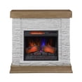 thumbnail image 6 of duraflame® Wall Mantel Electric Fireplace, Rustic White, 6 of 9