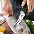 thumbnail image 2 of Tijeras para Aves con Mangos de Plástico - Tijeras Domésticas de Acero Inoxidable y Plástico - Mangos Ergonómicos - Universales y Versátiles - Para Cortar Pollos, Huesos, Carnes, Verduras oso de fresa Electrónica, 2 of 5