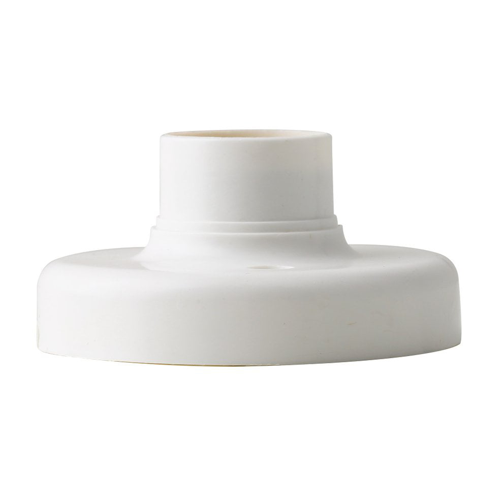 2 Pcs Wall Ceiling Light Lamp Bulb Holder Round E27 Screw Base Socket White 