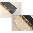 thumbnail image 4 of Aplique de pared LED regulable de 12 W, moderno aplique de pared de aluminio para interiores, lámpara de noche LED, aplique de pared redondo de acrílico negro para sala de estar, dormitorio y escalera, 4 of 4