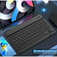 thumbnail image 5 of RHEA- Black Bluetooth Standard Keyboard - Wireless -Type On Anything -Many Compatible, 5 of 6