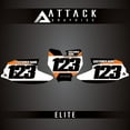 thumbnail image 2 of Attack Graphics Elite Number Plate Backgrounds for KTM SX-E 3 2023, 2 of 3