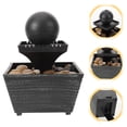 thumbnail image 3 of Desktop Water Feature Black Resin 1Pack 5.9x4.5x4.5In, 3 of 5