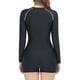 thumbnail image 4 of Traje de baño de manga larga, traje de baño para mujer, traje de surf de manga larga para mujer, traje de surf de una pieza construido para durar, 4 of 6