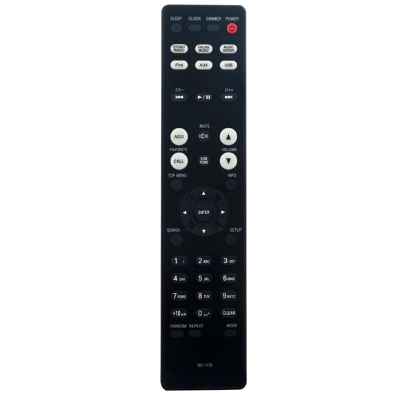 RC-1175 Replace Remote Control for Denon Network Receiver DRA-N5 DRAN5