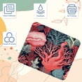 thumbnail image 3 of Coral Printed Non-Slip Rubber Bottom Gaming Mouse Pad 8.3x9.8 Inch Square Office and Gaming Mouse Mat, 3 of 6