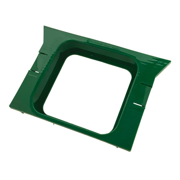 Sluice Fox Sluice Fox classifier adapter for gold sluicing; clip to top of modular Sluice Box and insert mini sifting pan; classify while you sluice and capture more gold (green color)