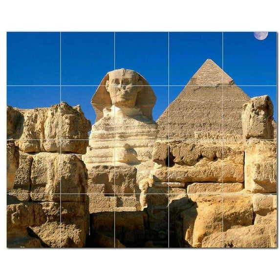 Famous Places Ceramic Tile Mural Kitchen Backsplash Bathroom Shower, 404767-L54