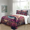 thumbnail image 2 of 2/3pcs Bedding Set All-seeing Eye Printed Comforter Cover Set Adult Newly Design Bedspreads,Queen (90"x90"), 2 of 6