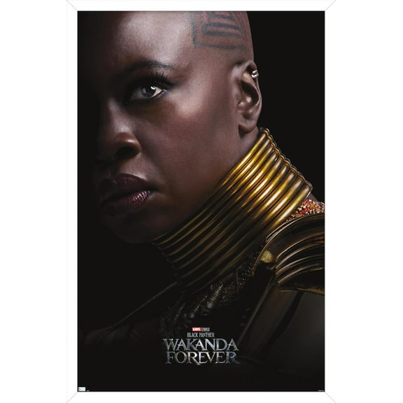 Marvel Black Panther: Wakanda Forever - Okoye One Sheet Wall Poster, 22.375" x 34" Framed