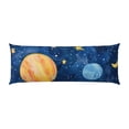 thumbnail image 2 of Lsque Planets And Stars1 Body Pillow Case Cover,Ultra-Soft Microfiber Bed Pillow Cases 20x54 inches,Elegant Bedding,Breathable Durable Pillow Cover with Envelope Closure, 2 of 8