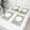 thumbnail image 7 of Unique Bargains Set of 8 Placemats for Dining Table Wipeable Table Mat Gray 18x12Inch, 7 of 7