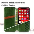 thumbnail image 2 of for Motorola Edge 30 Ultra Leather Phone Case Fashion Plaid Ultra Thin Slim Built in Magnetic Folio Flip Cover Kickstand Multi Hidden Card Holder Cash Slot, 2 of 9