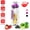Purple, variant on Moclever Fruit Infuser Water Bottle, 32OZ Sport Water Container with Flip Top Lid, Black
