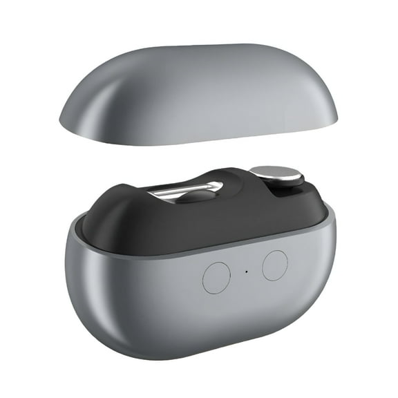 XIRQI Toenail Grinder for Thick Toenails Electric Nail Clipper, Automatic Nail Trimmer, 3 in 1 Nail & Remover for Hands & Feet Ideal for Elderly & Kids, Grey