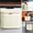 Milky White-4 Liter, variant on Hanging Kitchen Compost Bin 4 Liter/1.05 Gallon, Small Trash Can with Detachable Inner Bucket (Green)