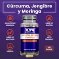 thumbnail image 3 of Curcuma Jengibre Moringa 90 cápsulas Flow, 3 of 6