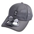 thumbnail image 6 of hengsof Mens Baseball Cap with Solar Fan, Summer UV Protection Wide Brim Sun Hat Mesh Beach Hats, Solar Powered/USB Charging, 6 of 6