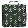 thumbnail image 5 of FORMRS Zipper Binder with Shoulder Strap 2-inch Ring 500 Sheet Capacity File Bag, Green Plants, 5 of 5