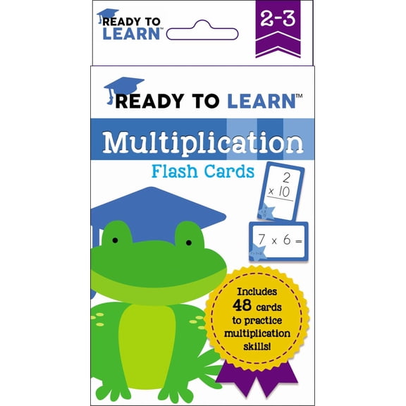 Ready to Learn: Grades 2-3 Multiplication Flash Cards (Hardcover)