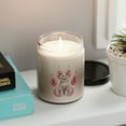 thumbnail image 5 of Faith Love Hope Manx Breast Cancer Awareness Survivor Soy Wax Candle Cat Lover Kitten Owner Gifts 9oz White Birch & Black Pepper Candle - 02017, 5 of 5