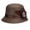 Brown, variant on Dyfzdhu Fedora Hats for Women Elegant Linen Fashion Flower Bucket Cap Party Brown