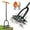 Orange, variant on Lawn Aerator Tool 2026 Upgraded Manual With 15-spike Heavy-duty Yard Aeration Spring-loaded Design For Loosening Soil Aerating Patio Garden Dark Black