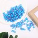 thumbnail image 5 of Cuentas de vidrio millefiori de cinco pétalos en azul y blanco, decoraciones con patrones de flores para hacer tú mismo, bolsa de 50 g para manualidades con fusión, 5 of 8
