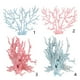 thumbnail image 3 of Planta artificial de coral de imitación azul/rosa para decoración de acuarios. S, 3 of 9