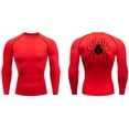 thumbnail image 5 of Camiseta de compresión con estampado de Anime para hombre, ropa deportiva de secado rápido, atlética, ajustada, para gimnasio, Verano, 5 of 5