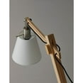 thumbnail image 2 of Adesso® Walden Floor Lamp, 61"H, White Shade/Brushed Steel Base, 2 of 4