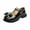 Black-A, variant on Penkiiy Girls Shoes Baby Girl Children's Soft-soled Small Leather Shoes Princess Shoes Thick Bottom Casual Shoes Beige Kid Shoes for 5-6 Years