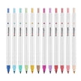 thumbnail image 1 of Yeacher 12 color Ink Pens Retractable Water Base Quick-dry Ink 0.6mm Fiber Pen Tip Gift, 1 of 8