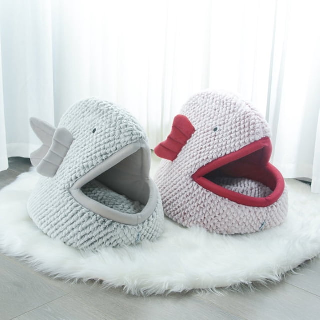 POINTERTECK Maison d'Animaux de Compagnie Forme Créative Imperméable Polyester Semi-Fermé Tout Usage Chat Chien Nid Animaux de Compagnie Fournitures pour la Maison